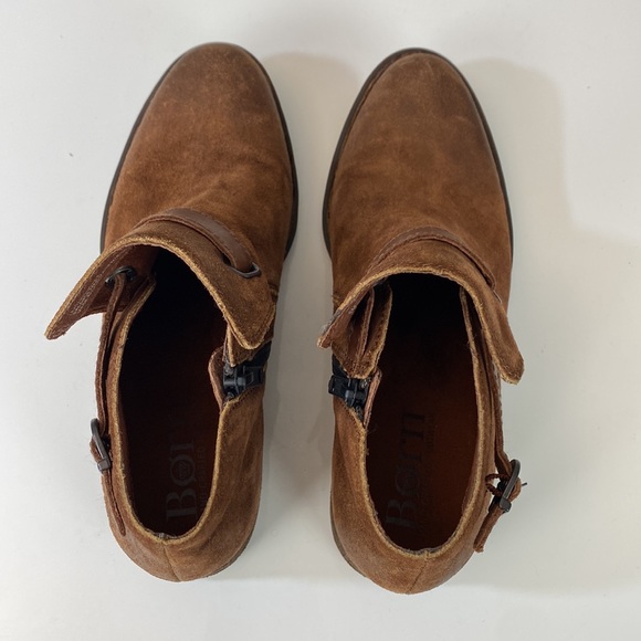 Born Kristina Rust/Brown Booties Size 8 - Picture 8 of 15